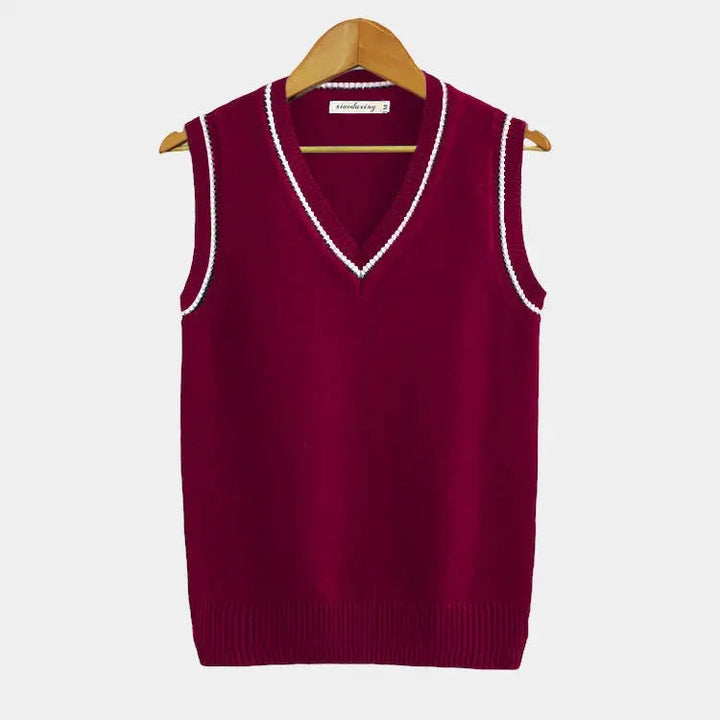 Berkeley | University Mouwloze Sweater-Bodywarmers-Calora-Bordaux-XS-Calora