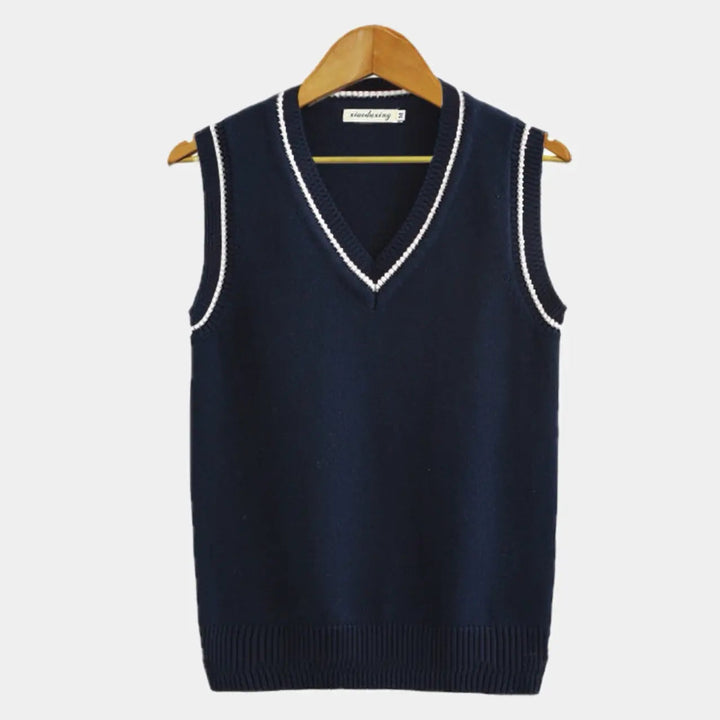 Berkeley | University Mouwloze Sweater-Bodywarmers-Calora-Donkerblauw-XS-Calora