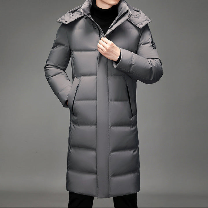 Blaise | Waterdichte Elegante Donzen winterjas voor Heren-Zomer Jassen-Calora-Grijs-S-Calora