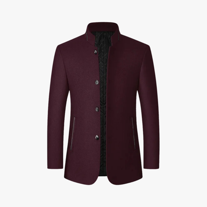 CALORA_ Blends Trenchcoat met Dubbele Knopen