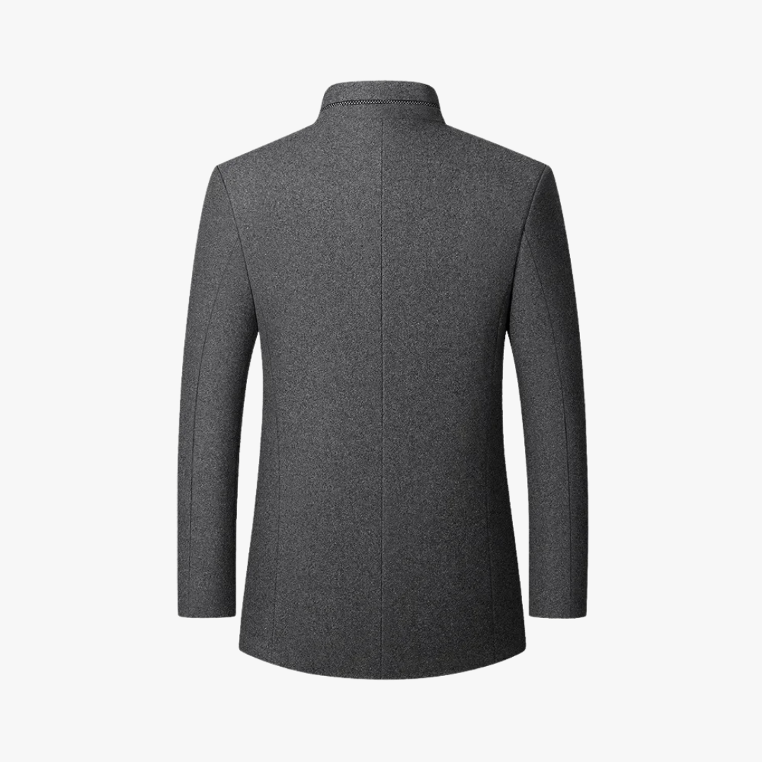 CALORA_ Blends Trenchcoat met Dubbele Knopen