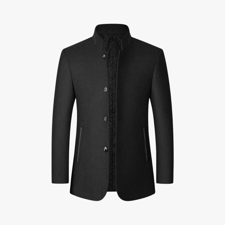 CALORA_ Blends Trenchcoat met Dubbele Knopen