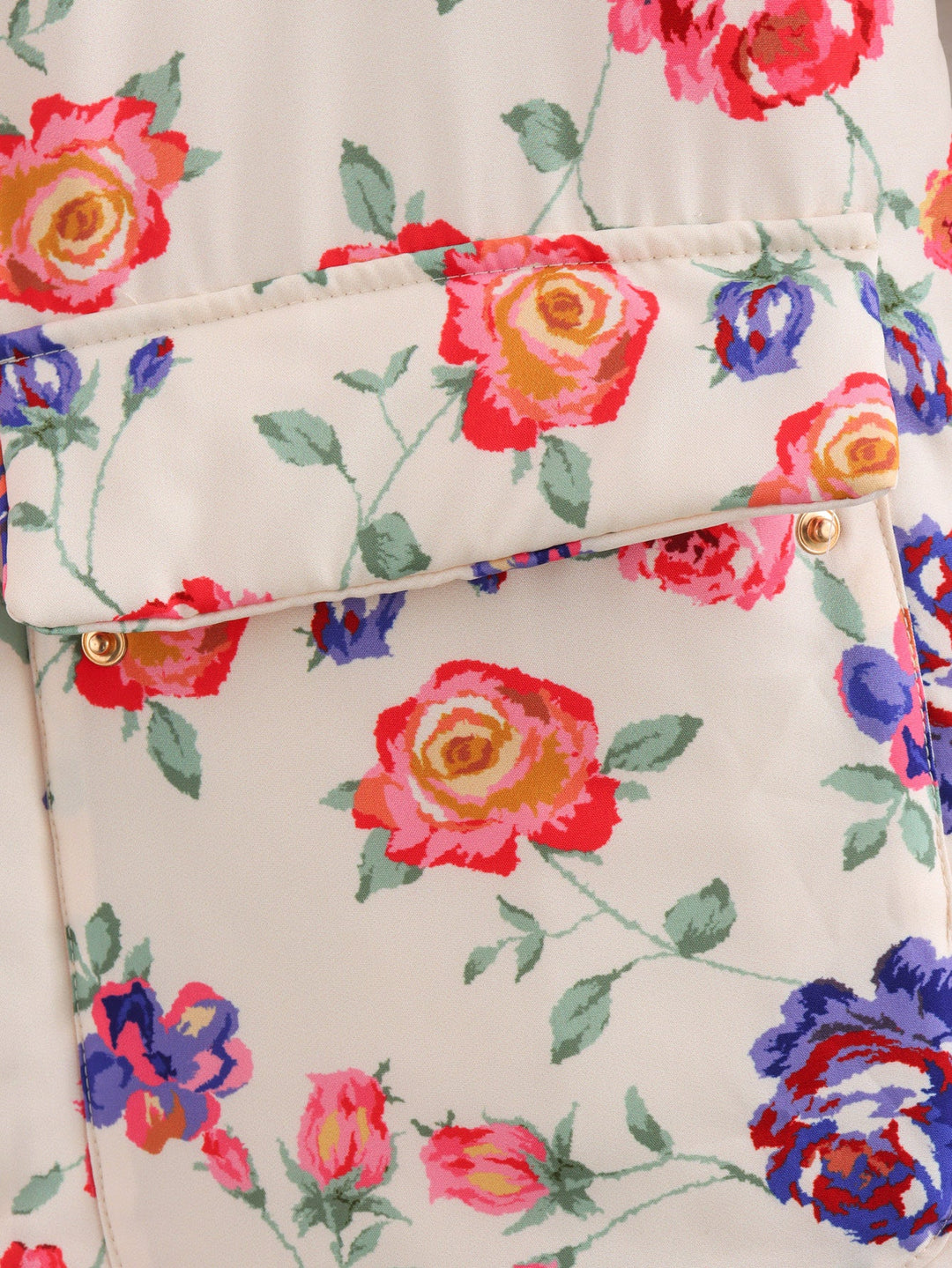 CALORA_ Bloemenprint Jas voor Vrouwen - Lichtgewicht en Stijlvol