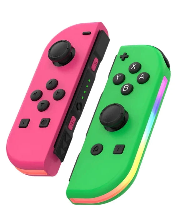 Bluetooth LED Joystick voor Nintendo Switch Unieke kleuren - Draadloze Controllers-Elektronica/Gadgets-Calora-Groen Rood-Calora