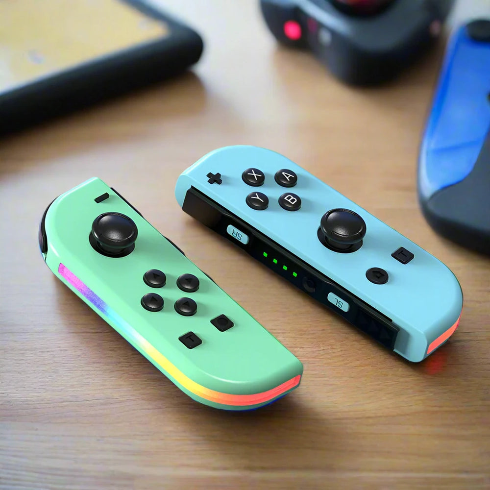 Bluetooth LED Joystick voor Nintendo Switch Unieke kleuren - Draadloze Controllers-Elektronica/Gadgets-Calora-Roze-Calora