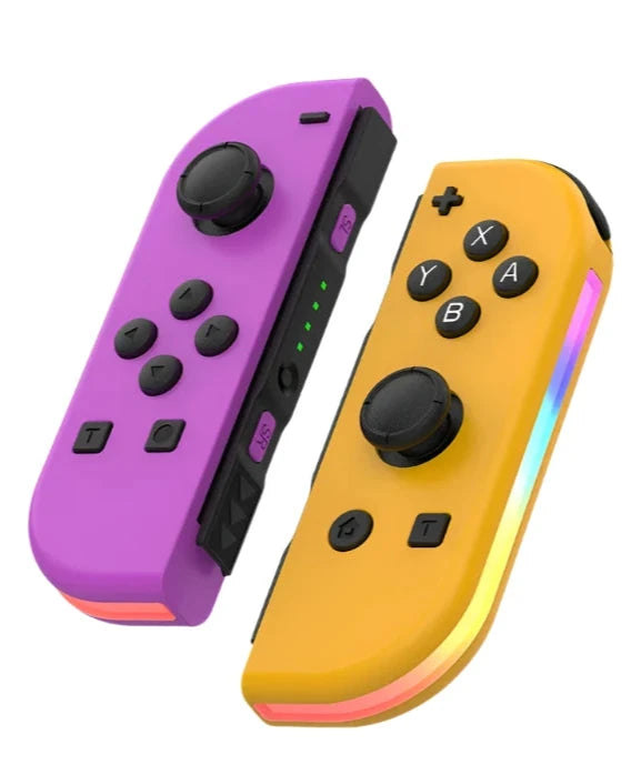 Bluetooth LED Joystick voor Nintendo Switch Unieke kleuren - Draadloze Controllers-Elektronica/Gadgets-Calora-Roze Oranje-Calora
