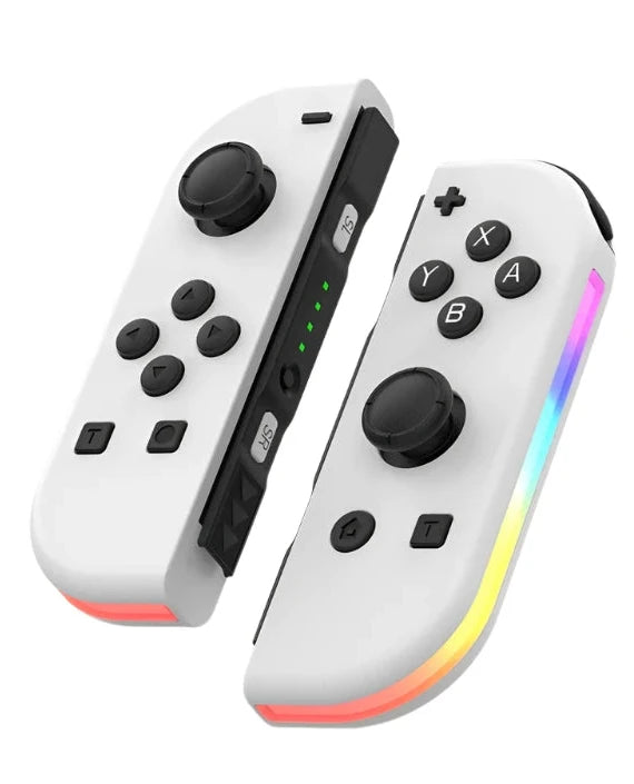 Bluetooth LED Joystick voor Nintendo Switch Unieke kleuren - Draadloze Controllers-Elektronica/Gadgets-Calora-Wit-Calora