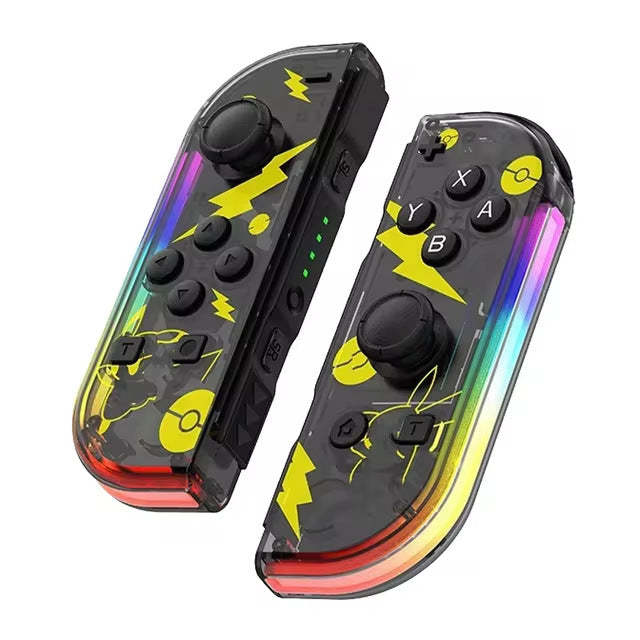 Bluetooth LED Joystick voor Nintendo Switch Unieke kleuren - Draadloze Controllers-Elektronica/Gadgets-Calora-Zwart Limited Edition-Calora