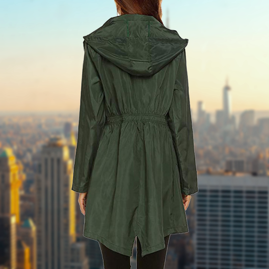 Bracken | Dames Lichtgewicht Regenjas-Zomer Jassen-Calora-Zwart-S-Calora