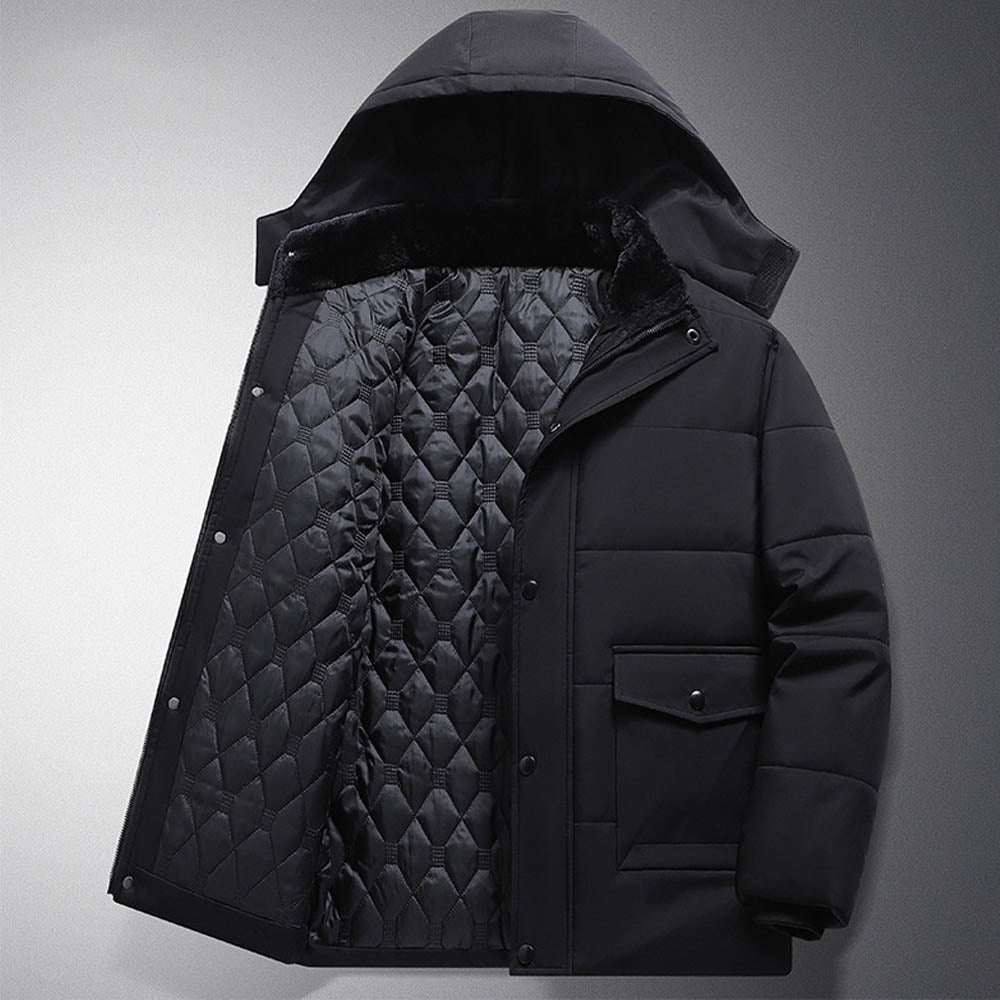 CALORA_ Bridgley | Fleece Winterjas met capuchon
