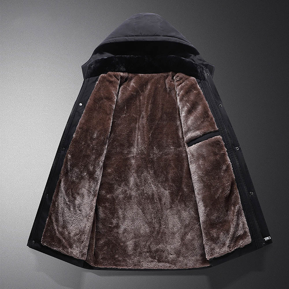 CALORA_ Bridgley | Fleece Winterjas met capuchon