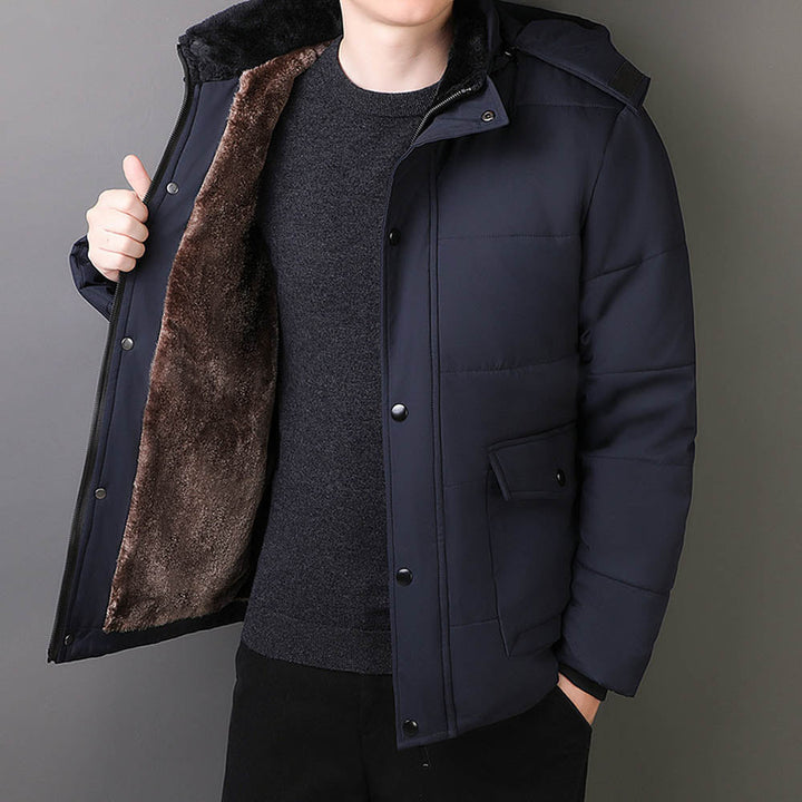CALORA_ Bridgley | Fleece Winterjas met capuchon