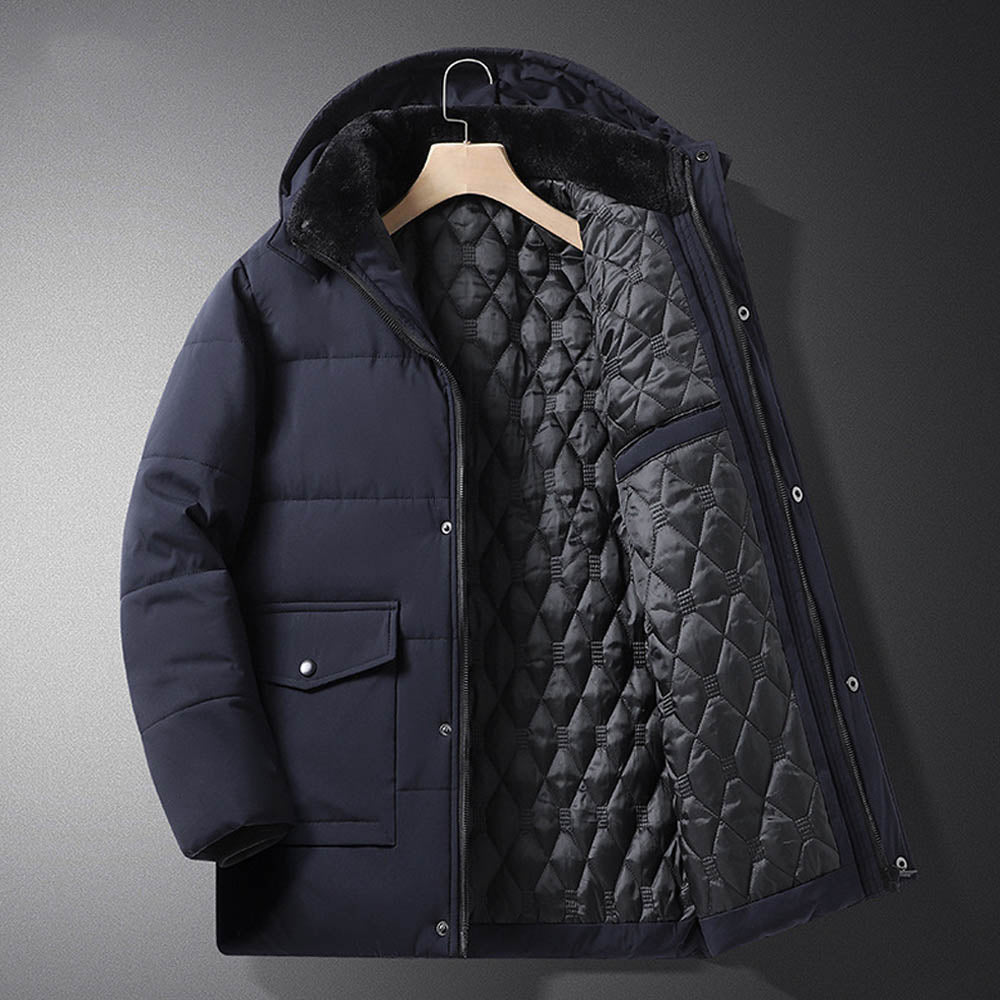CALORA_ Bridgley | Fleece Winterjas met capuchon
