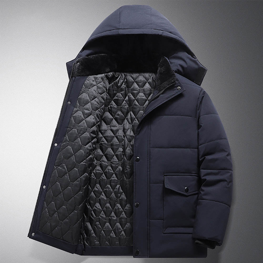 CALORA_ Bridgley | Fleece Winterjas met capuchon