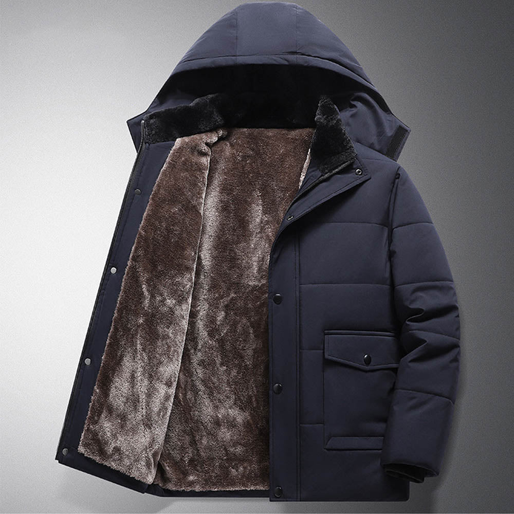 CALORA_ Bridgley | Fleece Winterjas met capuchon