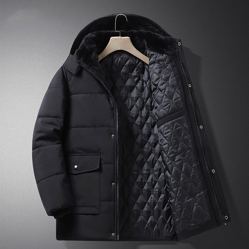 CALORA_ Bridgley | Fleece Winterjas met capuchon