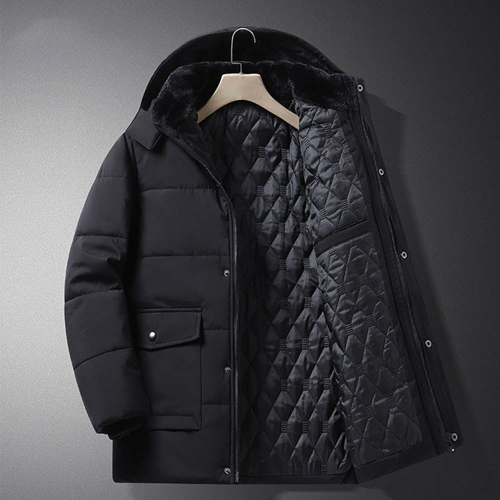 CALORA_ Bridgley | Fleece Winterjas met capuchon