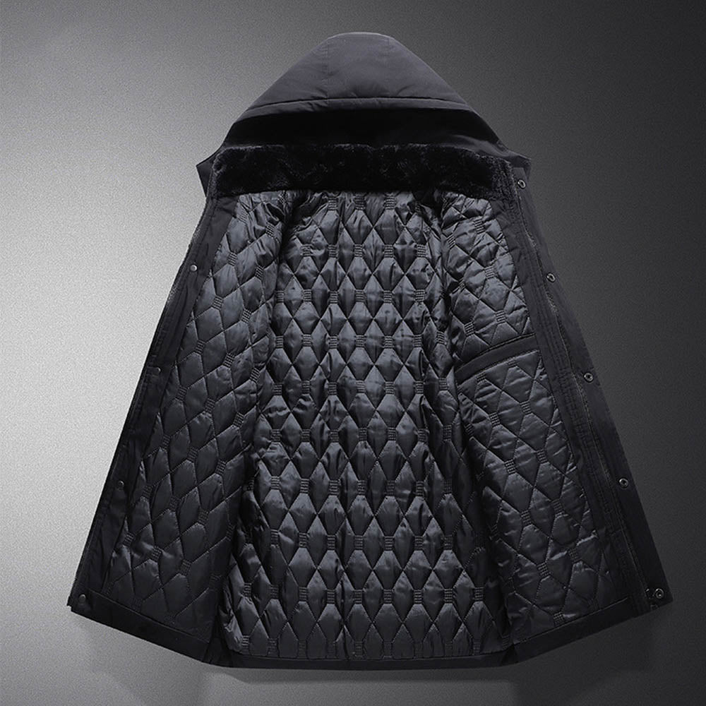 CALORA_ Bridgley | Fleece Winterjas met capuchon