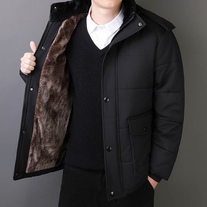 CALORA_ Bridgley | Fleece Winterjas met capuchon