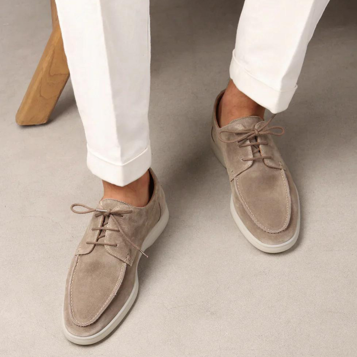 CALORA_ Bridgley | Premium Leren Loafers met Veters voor Heren