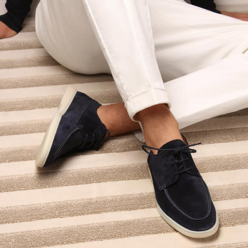 CALORA_ Bridgley | Premium Leren Loafers met Veters voor Heren
