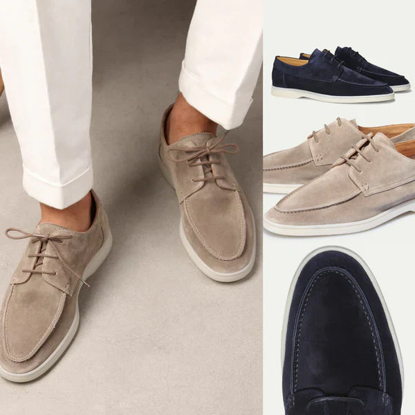 CALORA_ Bridgley | Premium Leren Loafers met Veters voor Heren