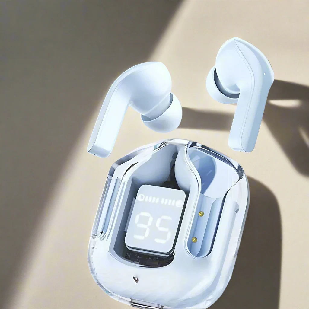 BUNKIMX | T2 Draadloze Bluetooth Oordopjes met Noisecancelling-Elektronica/Gadgets-Calora-Wit-Calora