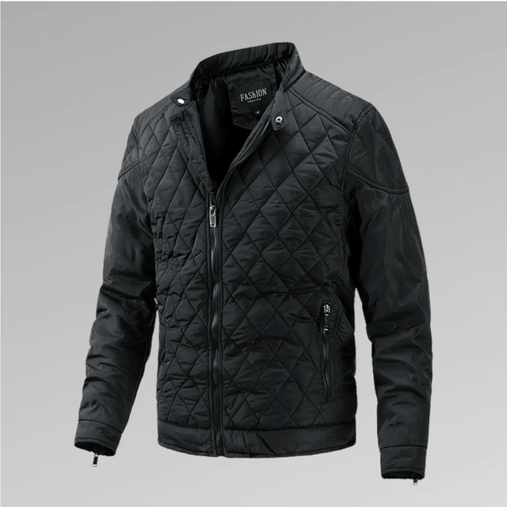 Calvin | Luxueuze Winterjas met ritsen-Zomer Jassen-Calora-Zwart-XS-Calora