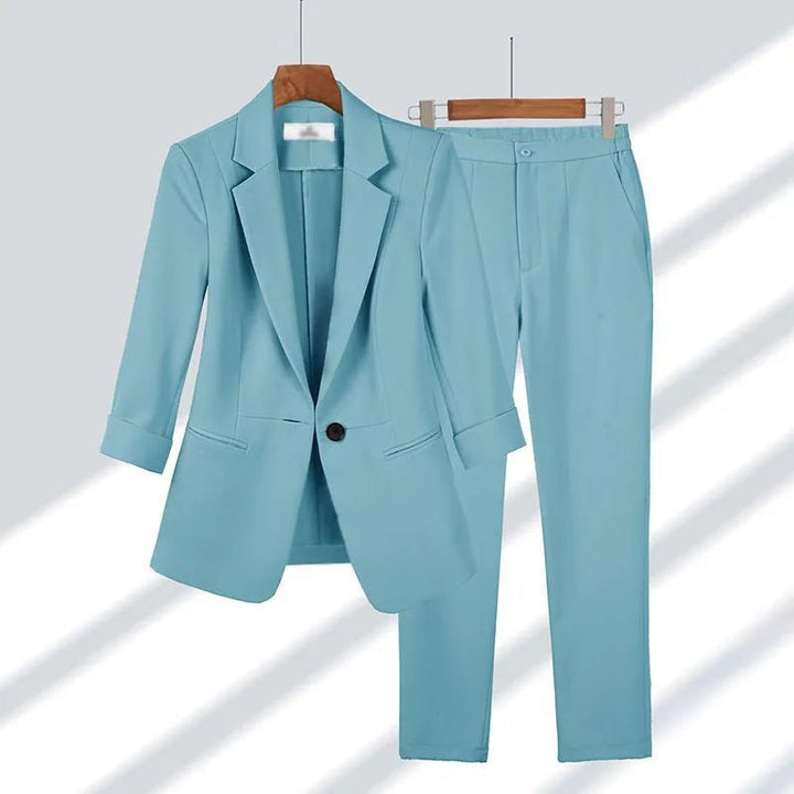 Caprice | Elegante Blazer Pak-Sets & Pakken-Calora-Blauw-M-Calora