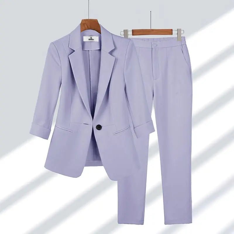Caprice | Elegante Blazer Pak-Sets & Pakken-Calora-Paars-M-Calora