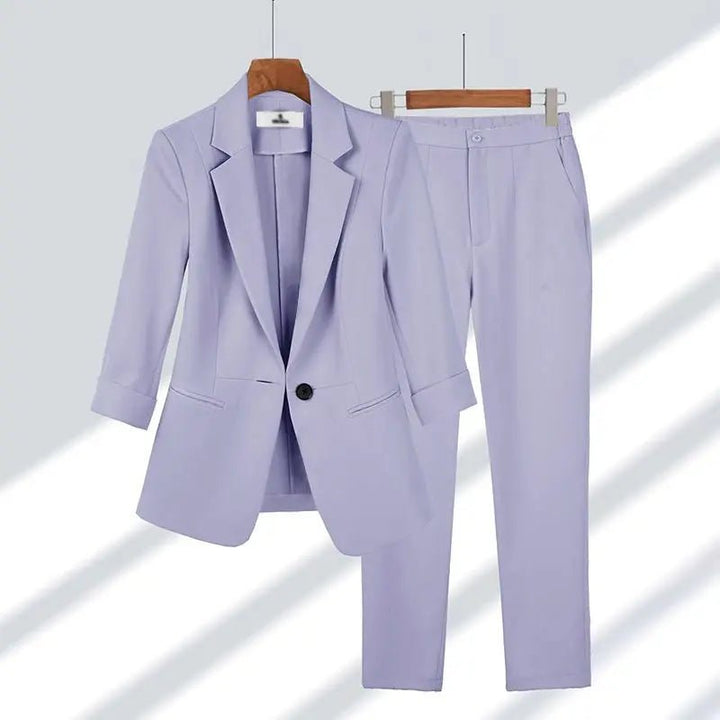 Caprice | Elegante Blazer Pak-Sets & Pakken-Calora-Paars-M-Calora
