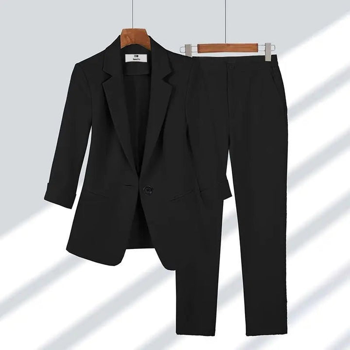 Caprice | Elegante Blazer Pak-Sets & Pakken-Calora-Zwart-M-Calora
