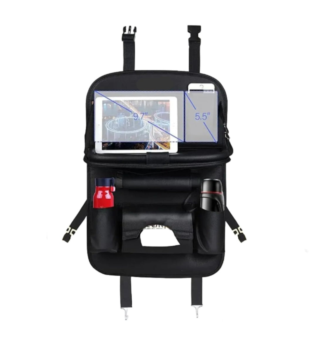 Carlux | PU Leren Auto Stoel Opberger-Elektronica/Gadgets-Calora-Bruin-Calora