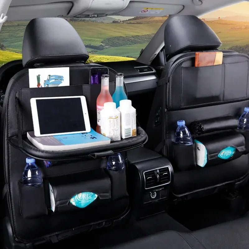 Carlux | PU Leren Auto Stoel Opberger-Elektronica/Gadgets-Calora-Zwart-Calora