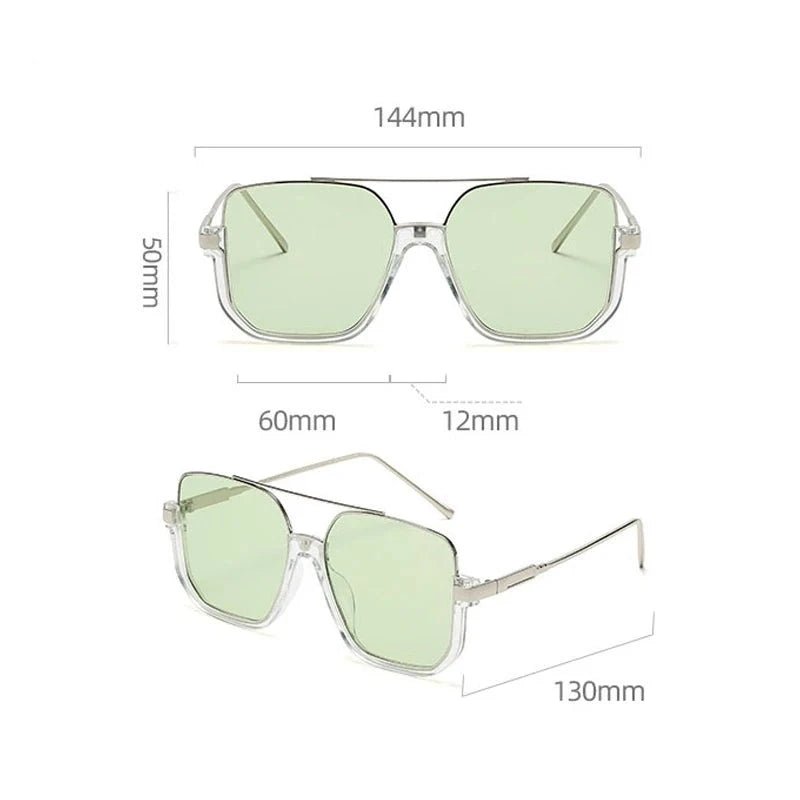 Cascada | Trendy UV Zonnebril-Elektronica/Gadgets-Calora-Transparant - Zwart - Goud-Calora