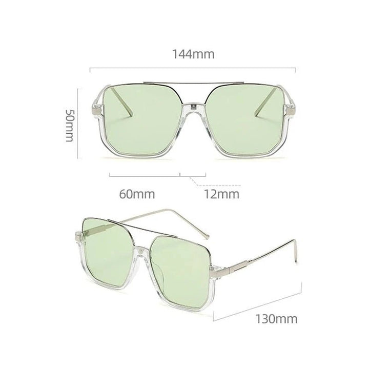 Cascada | Trendy UV Zonnebril-Elektronica/Gadgets-Calora-Transparant - Zwart - Goud-Calora