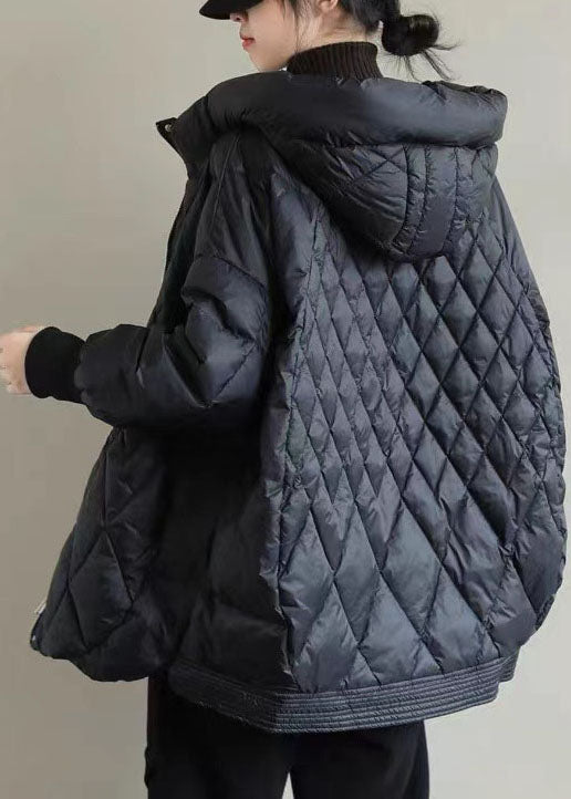 Casual eendendons Winterjas met ritssluiting-Zomer Jassen-Calora-Khaki-S-Calora