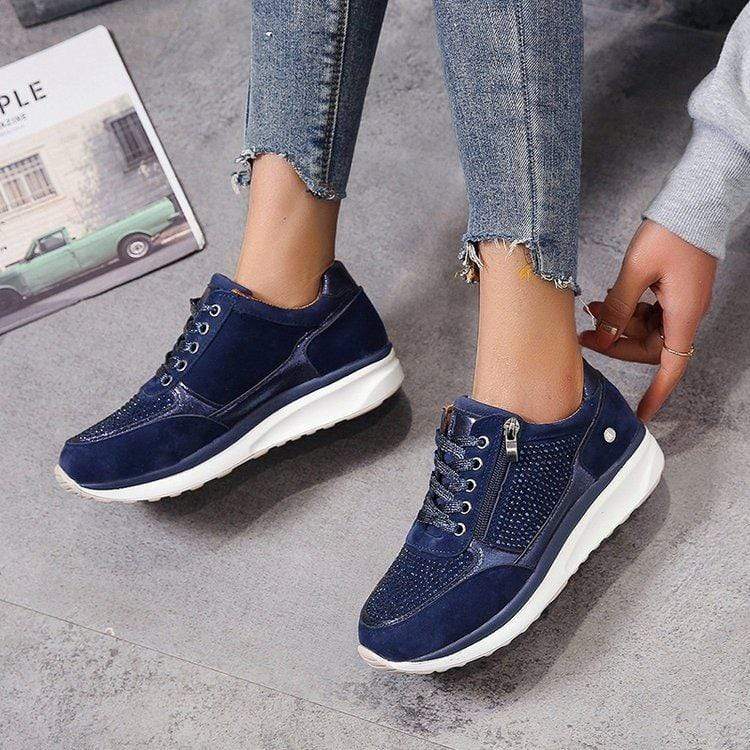 CALORA_ Casual Sneakers voor Dames met Comfortabele Ondersteuning