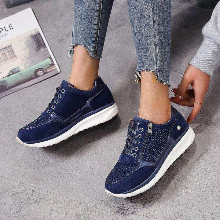 CALORA_ Casual Sneakers voor Dames met Comfortabele Ondersteuning