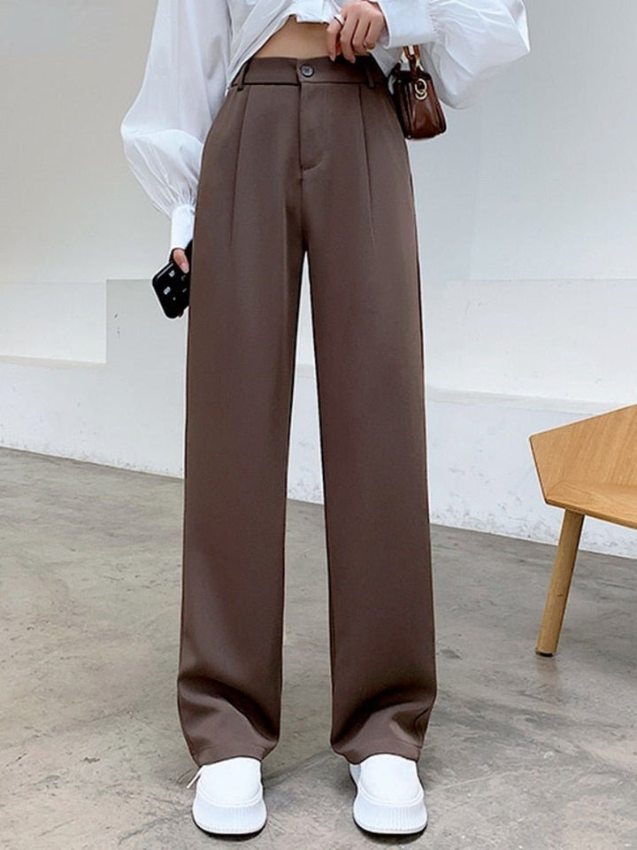 Casuala | Hoge Taille Broek-Pantalons-Calora-Wit-XS-Calora