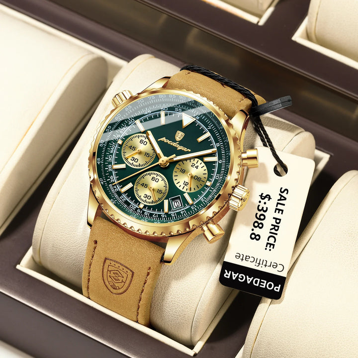 CALORA_ Cazero - Chrono Luxe Waterdicht Militair Sporthorloge voor Heren