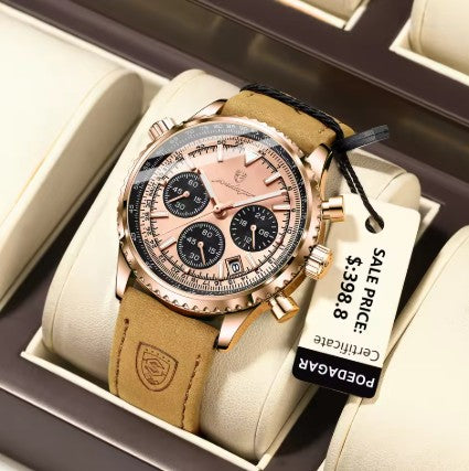 CALORA_ Cazero - Chrono Luxe Waterdicht Militair Sporthorloge voor Heren