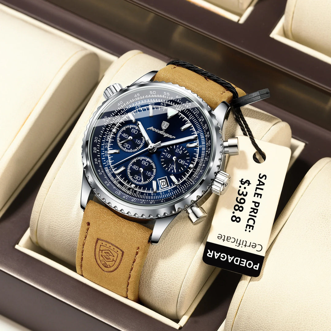 CALORA_ Cazero - Chrono Luxe Waterdicht Militair Sporthorloge voor Heren