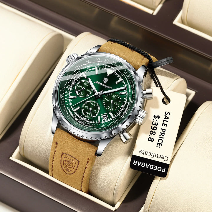 CALORA_ Cazero - Chrono Luxe Waterdicht Militair Sporthorloge voor Heren