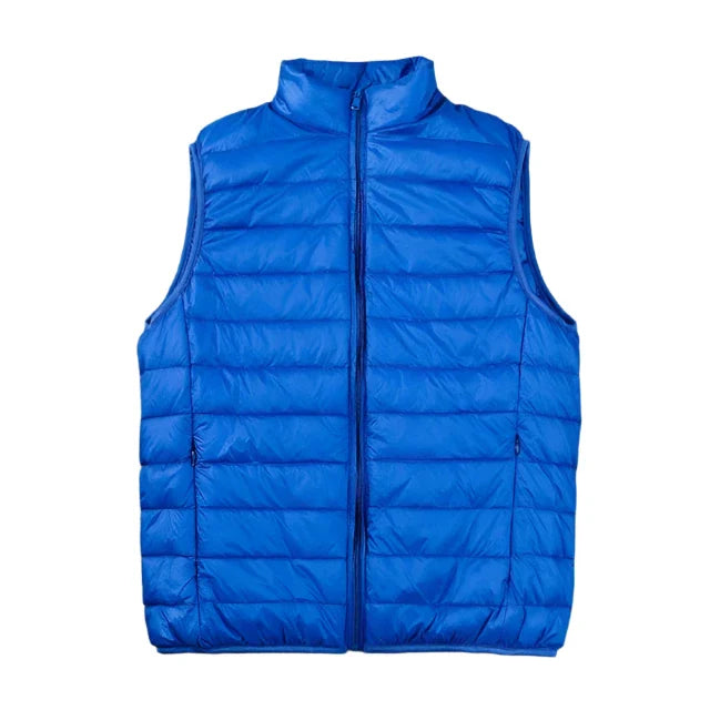 Cedric | Ultra lichte Bodywarmer heren-Bodywarmers-Calora-Blauw-S-Calora