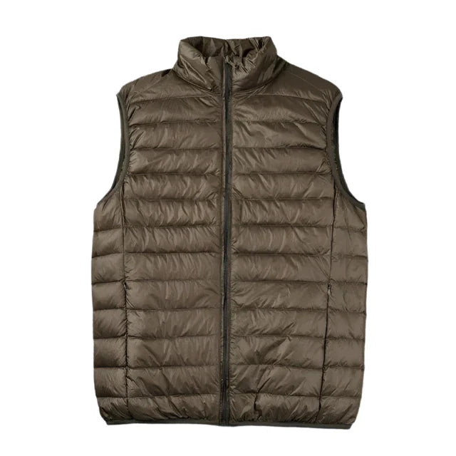 Cedric | Ultra lichte Bodywarmer heren-Bodywarmers-Calora-Groen-S-Calora