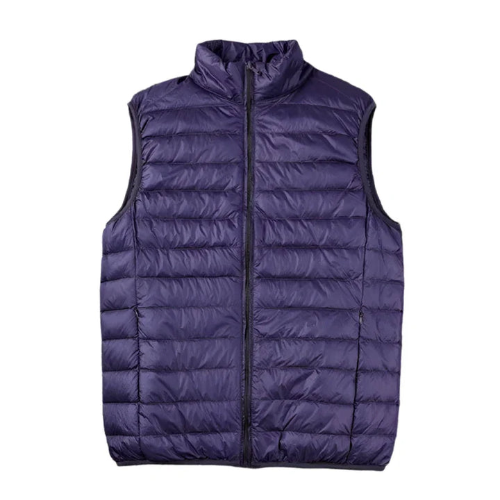Cedric | Ultra lichte Bodywarmer heren-Bodywarmers-Calora-Marine blauw-S-Calora
