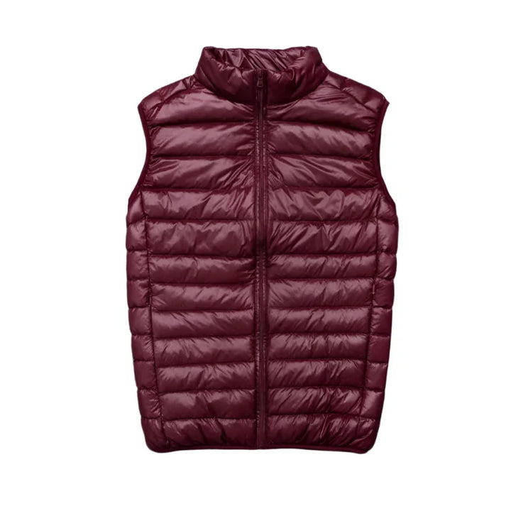 Cedric | Ultra lichte Bodywarmer heren-Bodywarmers-Calora-Rood-S-Calora