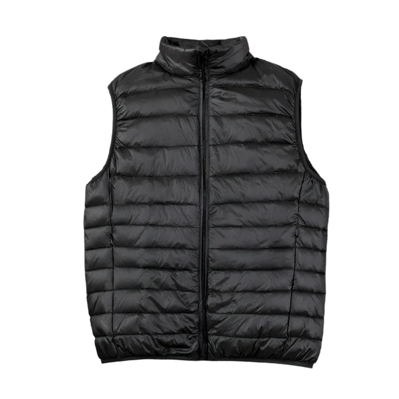 Cedric | Ultra lichte Bodywarmer heren-Bodywarmers-Calora-Zwart-S-Calora