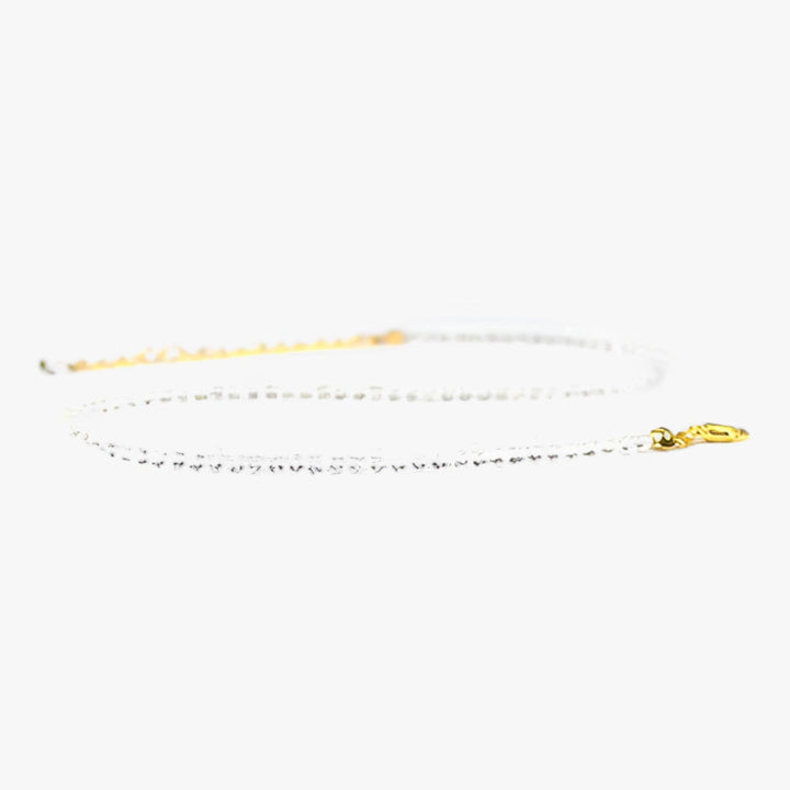 CHARME | Choker Ketting-Kettingen-Calora-Wit-Calora